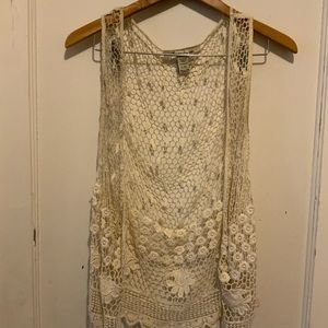 American Rag - Crochet Vest Coverup